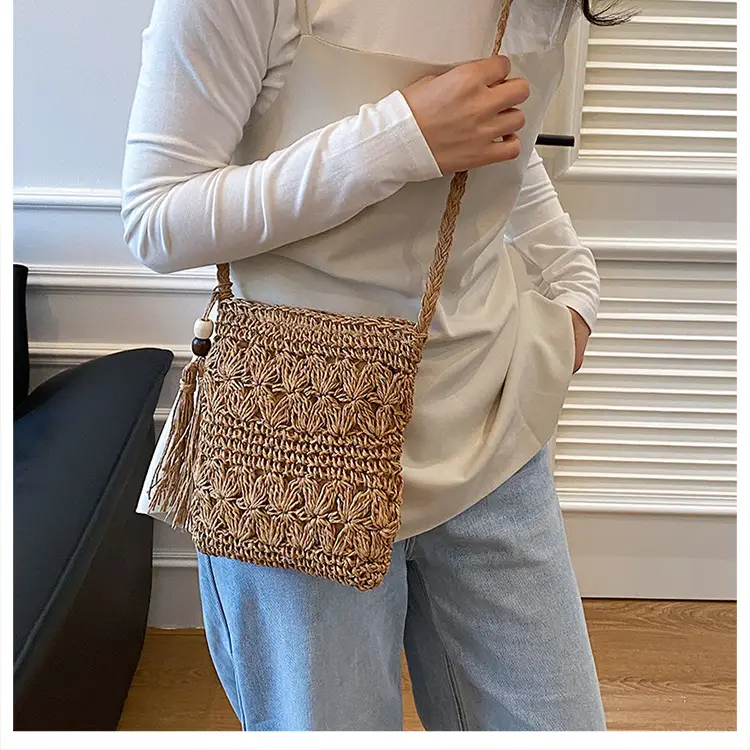 Hand-Woven Straw Crossbody Bag for Women — feature 20
