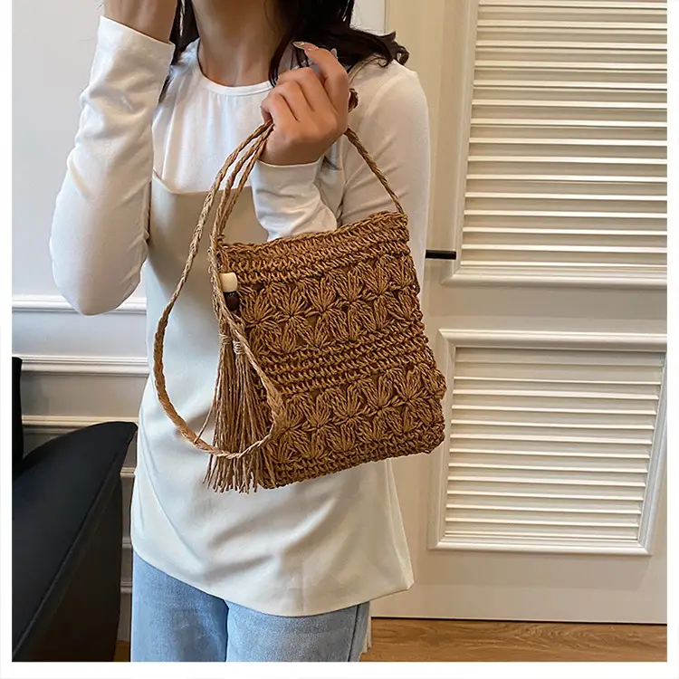 Hand-Woven Straw Crossbody Bag for Women — feature 22