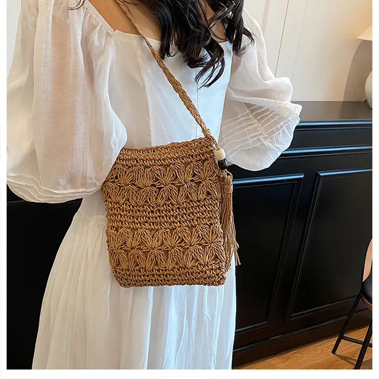 Hand-Woven Straw Crossbody Bag for Women — feature 25