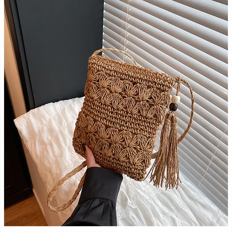 Hand-Woven Straw Crossbody Bag for Women — feature 27