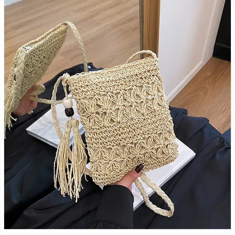 Hand-Woven Straw Crossbody Bag for Women — feature 28