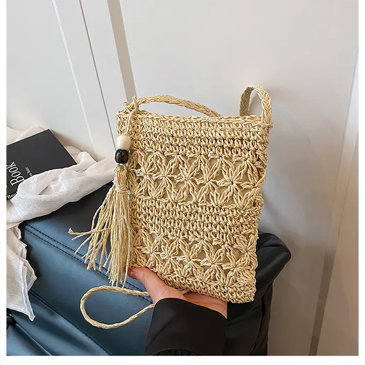 Hand-Woven Straw Crossbody Bag for Women — feature 29