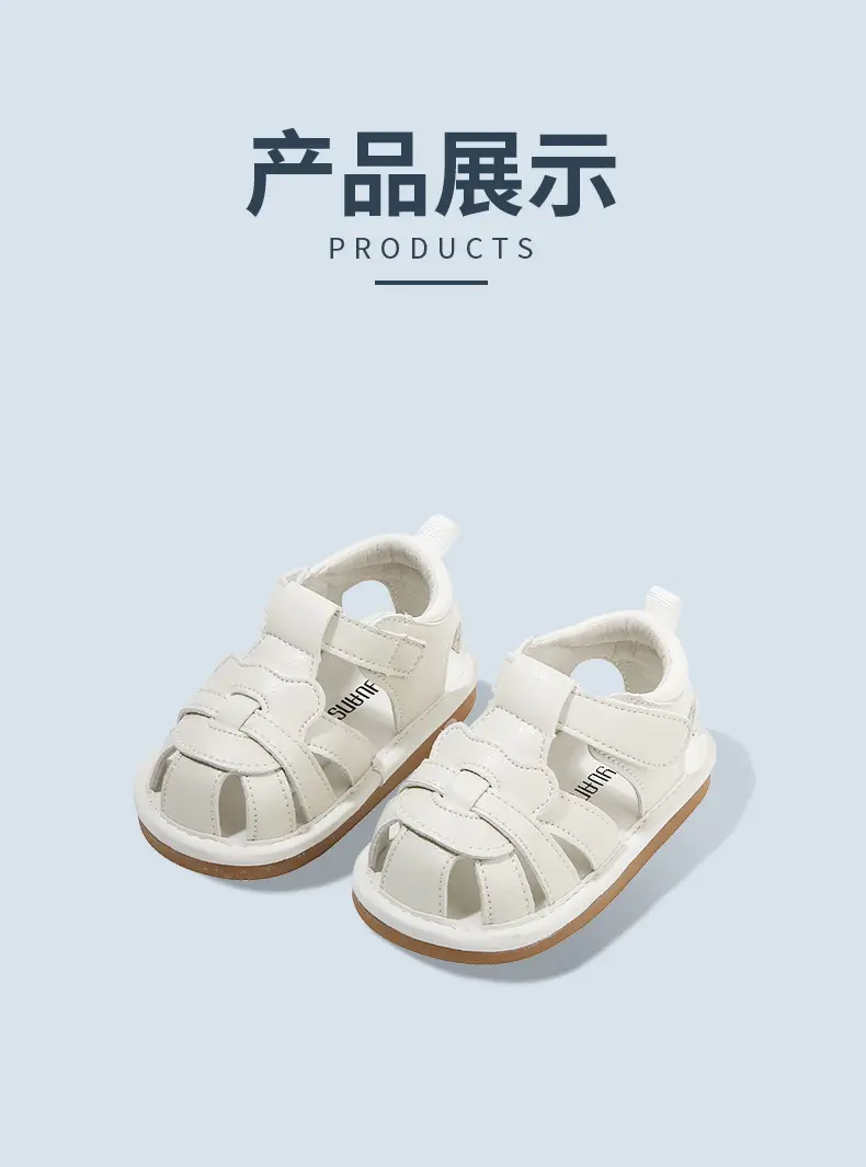 Breathable Baby Sandals White 0-1 Year Old — feature 17