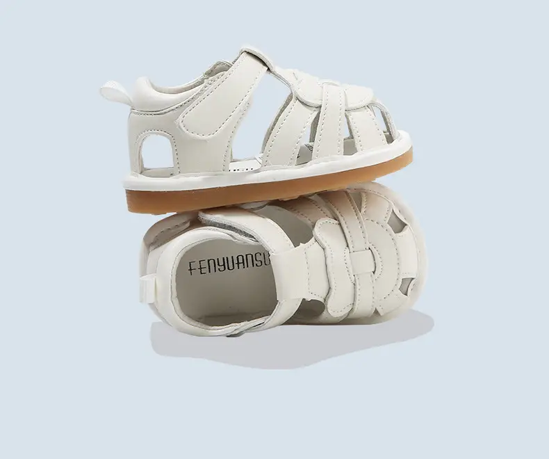 Breathable Baby Sandals White 0-1 Year Old — feature 19