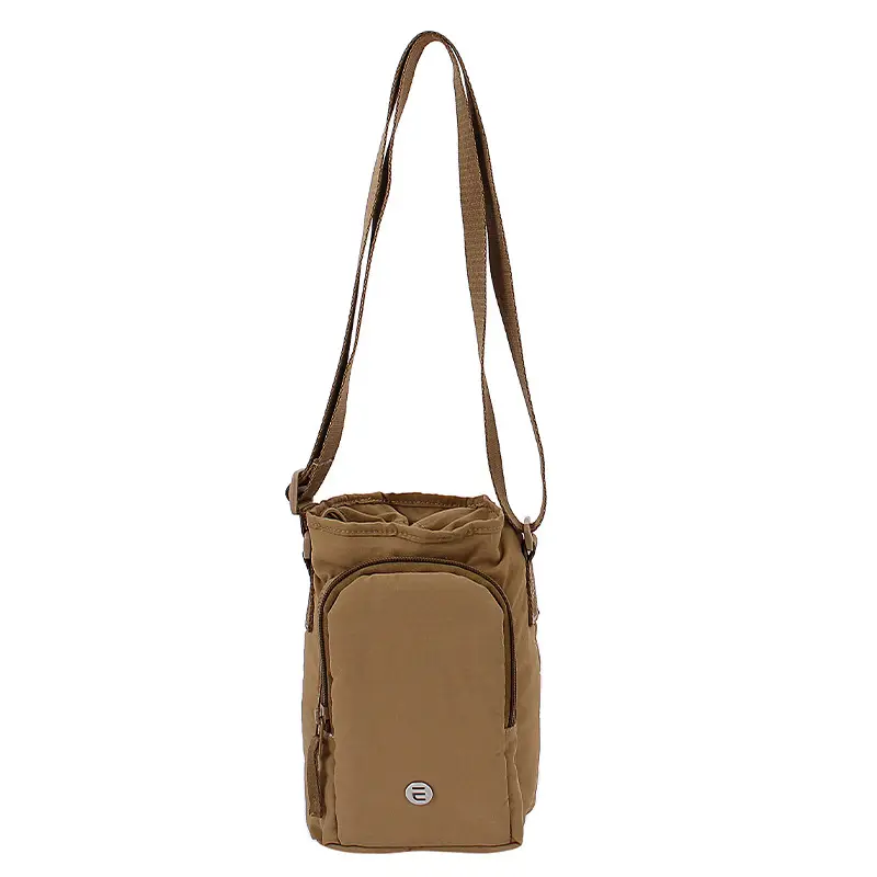 White Drawstring Mini Shoulder Bag for Women - Image 11