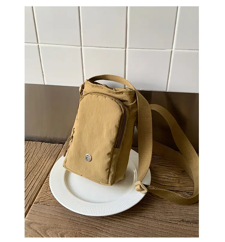 White Drawstring Mini Shoulder Bag for Women — feature 42