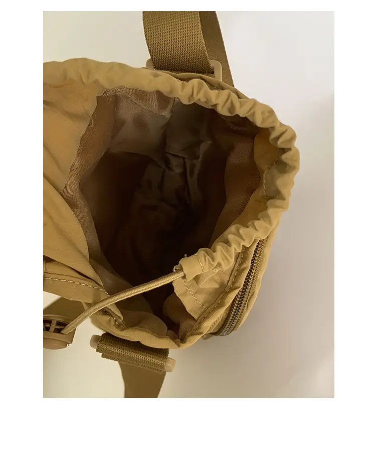 White Drawstring Mini Shoulder Bag for Women — feature 47