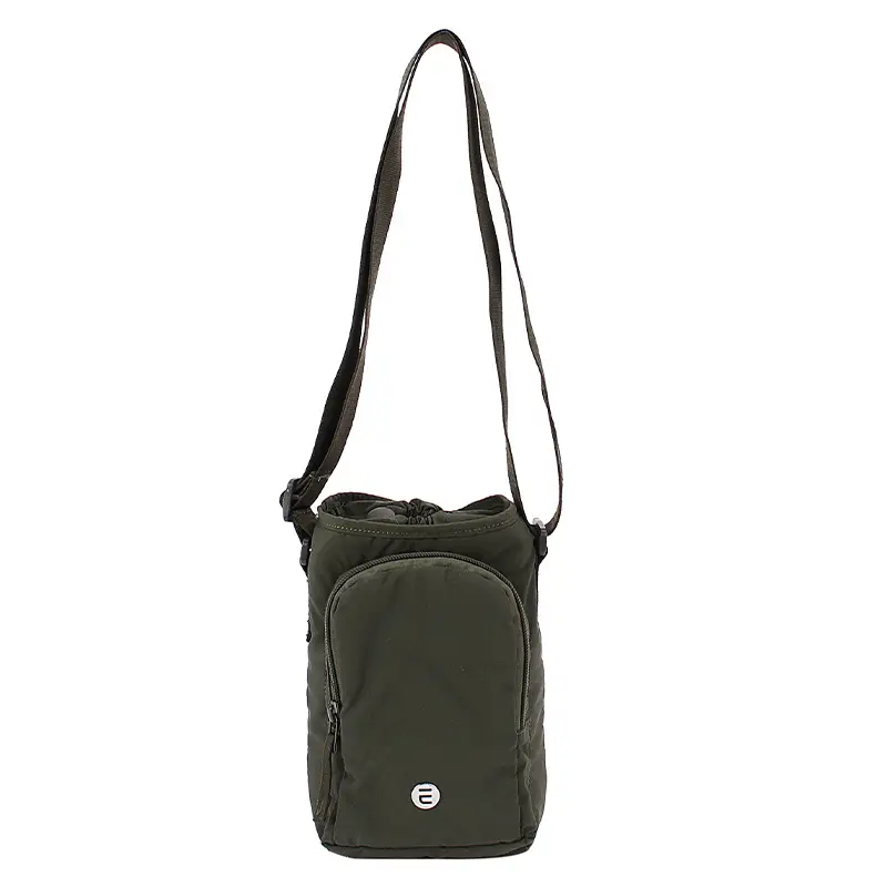 White Drawstring Mini Shoulder Bag for Women - Image 5
