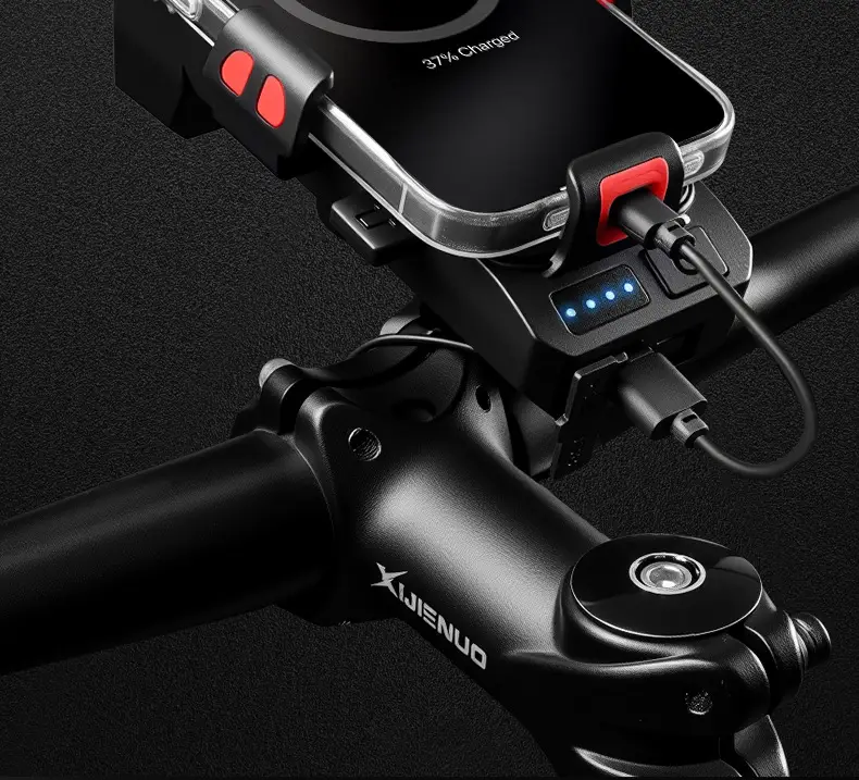 Bicycle Headlight with Electric Horn & Power Bank — feature 22