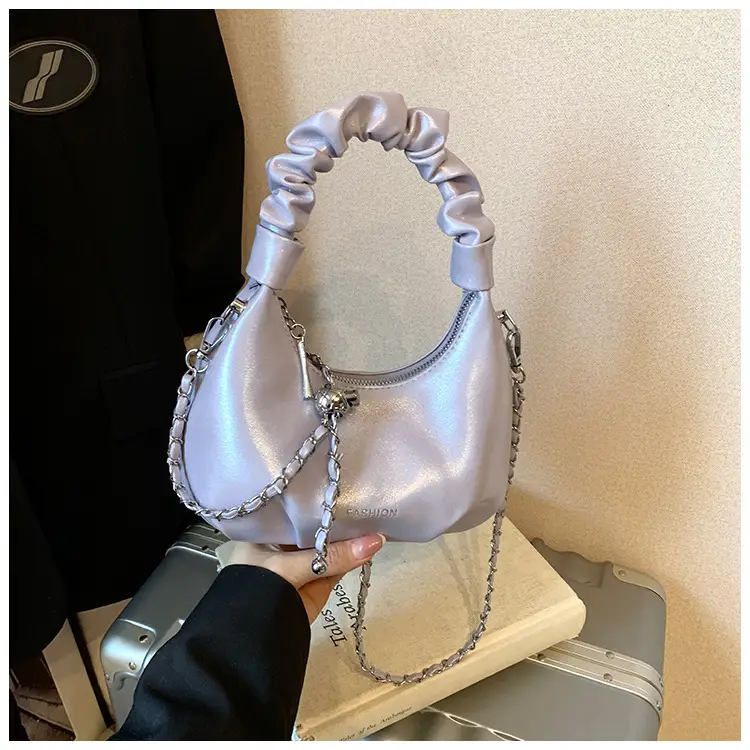 Women's Pleated Pearl Crossbody Bag 2025 — feature 18
