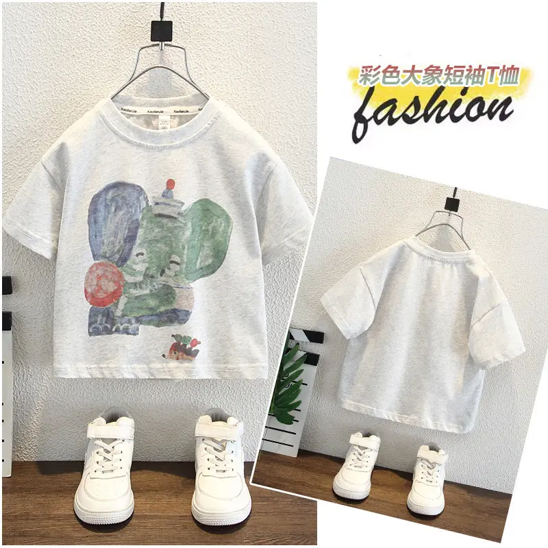 Boys Cotton T-Shirt Summer 2025 Kids Wear - Image 5
