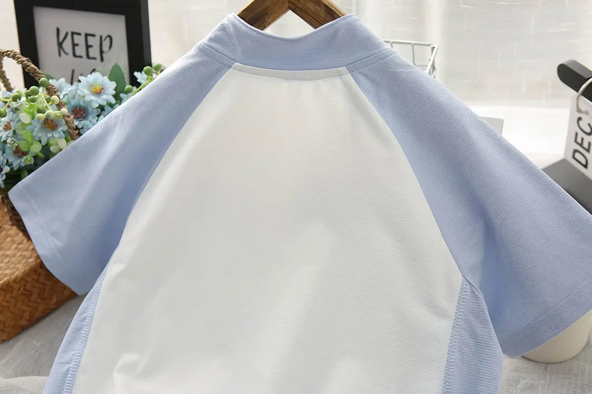 Boys Sunscreen Collar T-Shirt 2025 UV Protection — feature 6