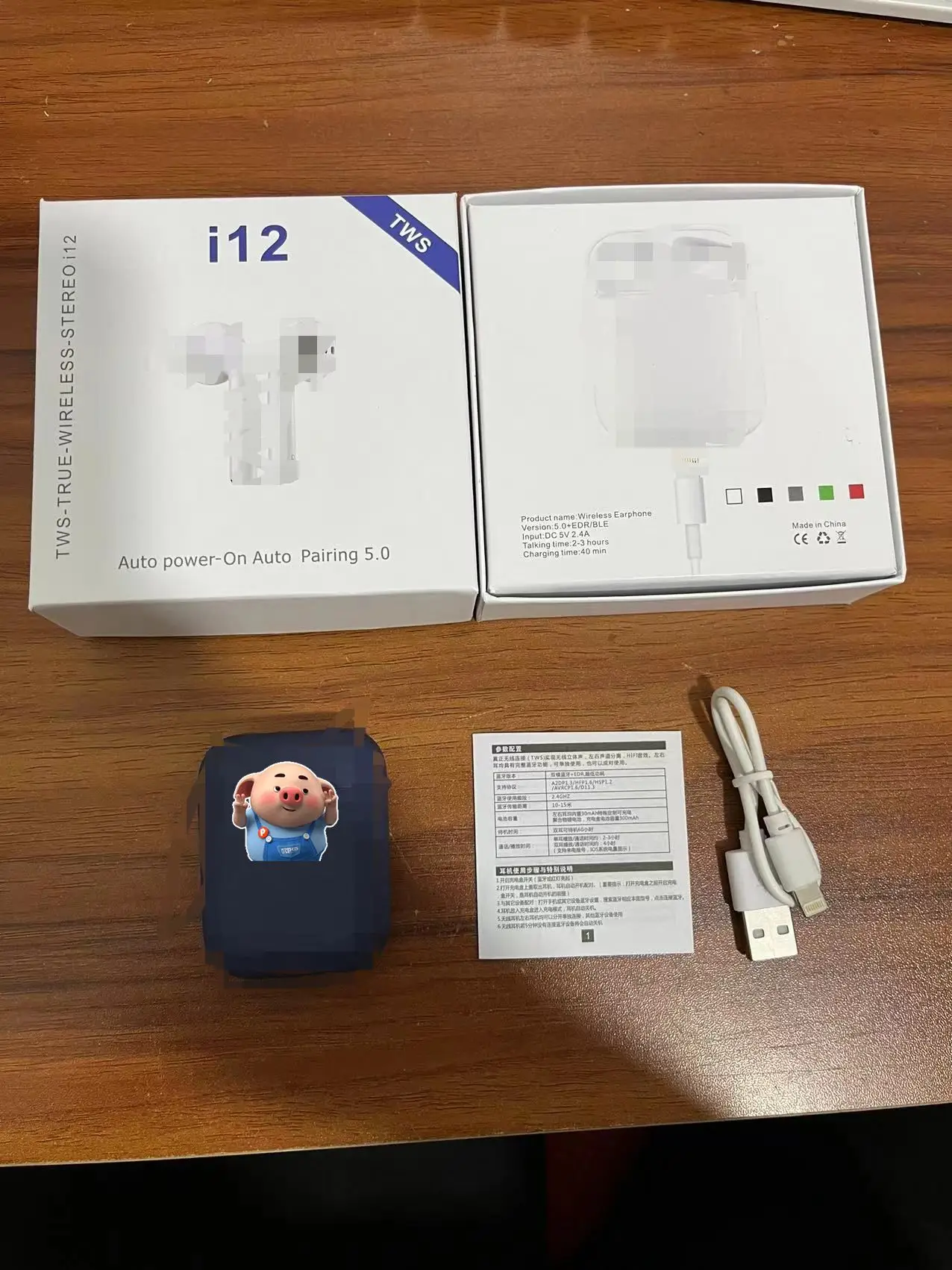 I12 Tws Bt 5.0 Wireless Earbuds Macaron Inpod