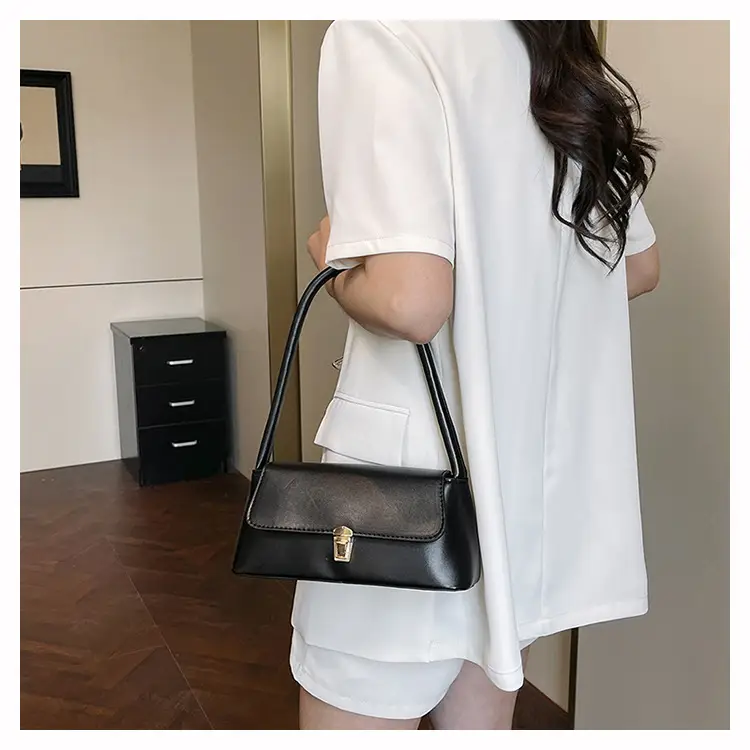 Women's Handheld Shoulder Bag Set of 3 with Personalized Lock — feature 12