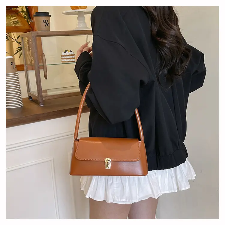 Women's Handheld Shoulder Bag Set of 3 with Personalized Lock — feature 16