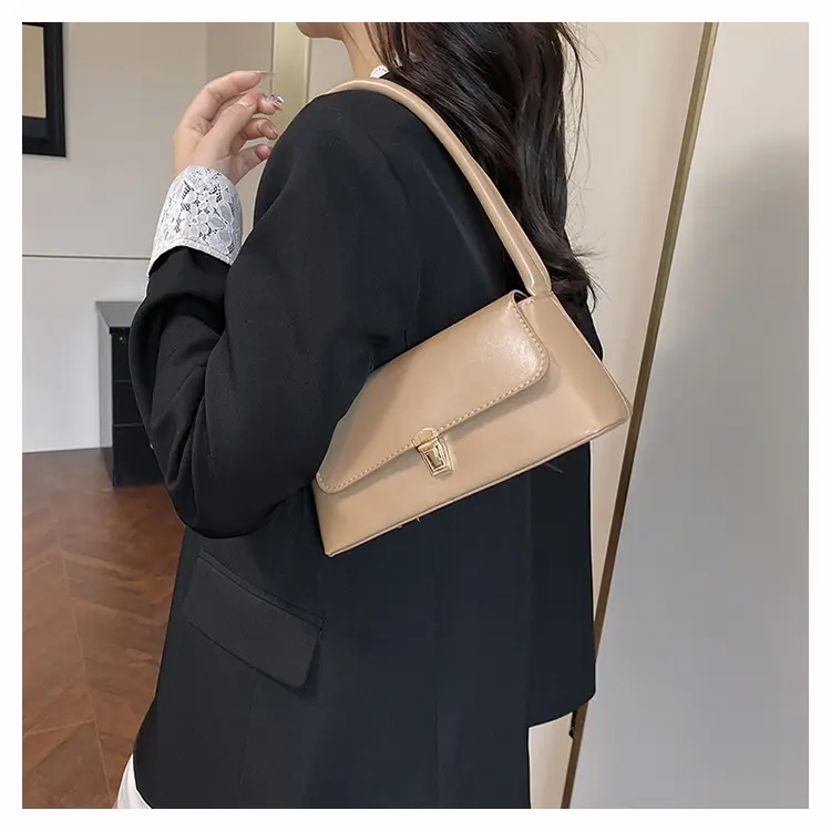 Women's Handheld Shoulder Bag Set of 3 with Personalized Lock — feature 9