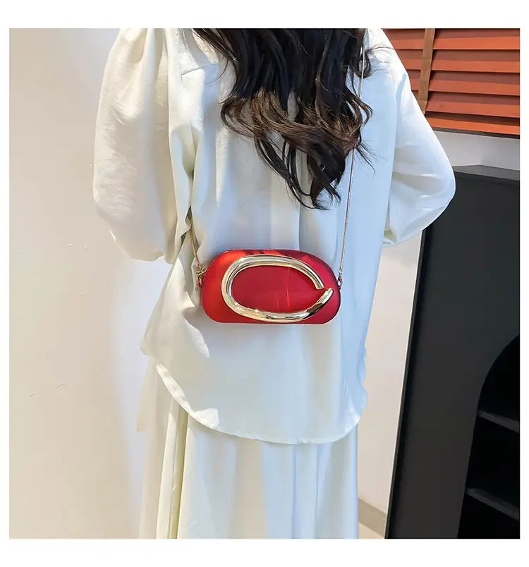 Candy Color Retro Metal Crossbody Bag for Women — feature 22