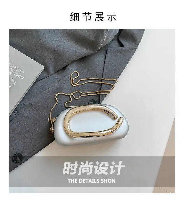 Candy Color Retro Metal Crossbody Bag for Women — feature 3