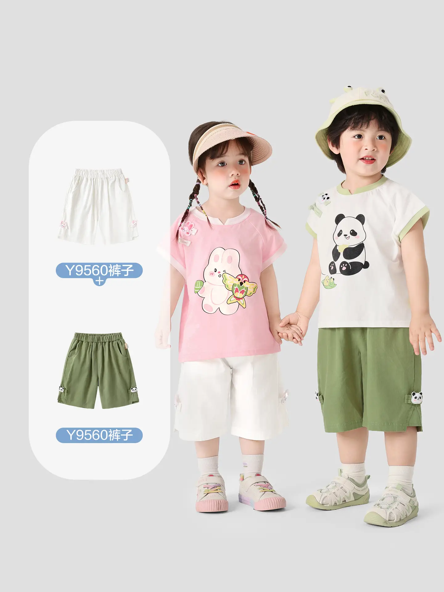 Kaka Panda Girls T-Shirt Boys Summer Casual Half Sleeve Baby Kids - Image 6