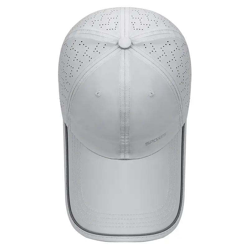 Men Women Sports Cap Beige UV Protective - Image 12