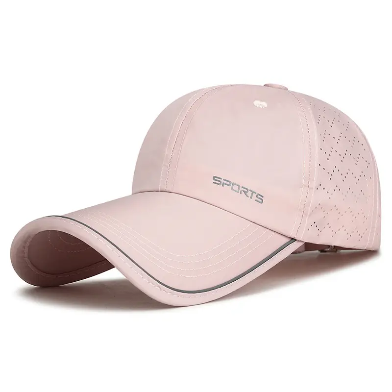 Men Women Sports Cap Beige UV Protective - Image 4