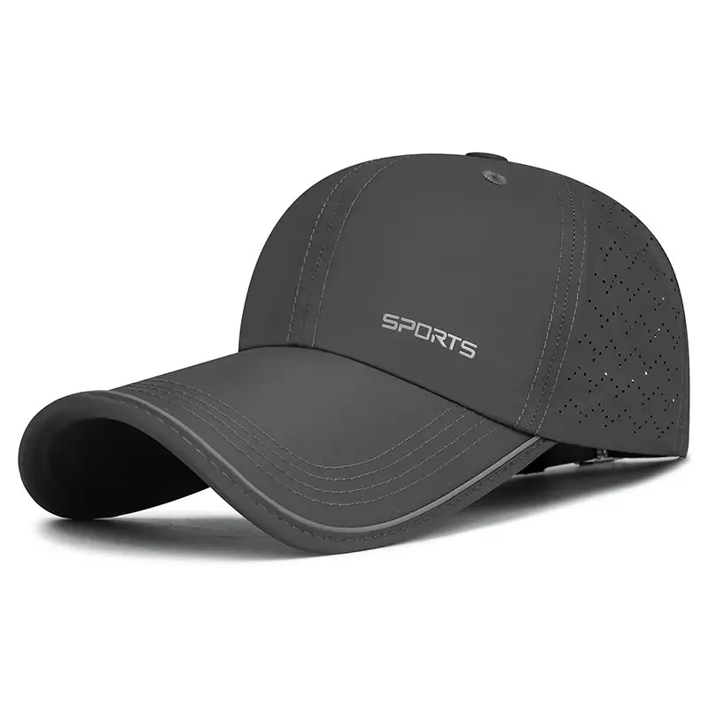 Men Women Sports Cap Beige UV Protective - Image 6