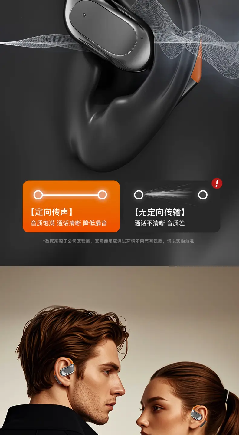 Smart Ai Translation Wireless Bluetooth Headphones Orange Black — feature 13