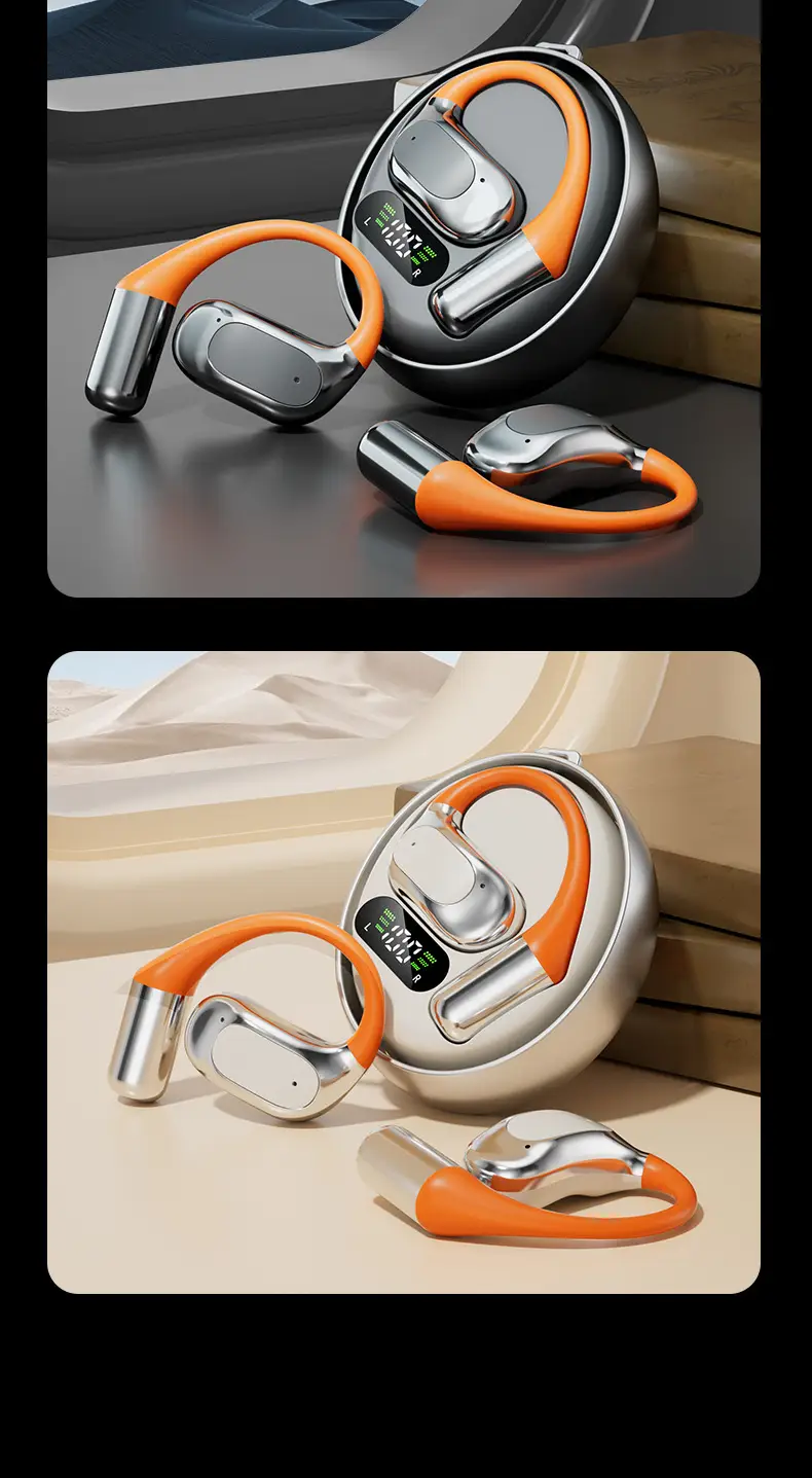 Smart Ai Translation Wireless Bluetooth Headphones Orange Black — feature 22