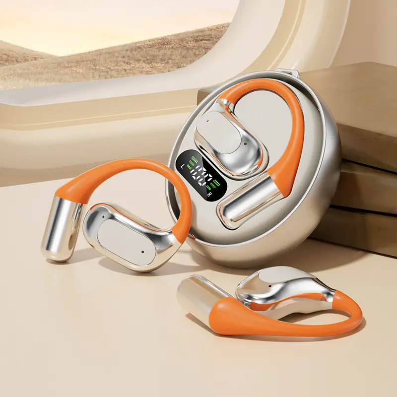 Smart Ai Translation Wireless Bluetooth Headphones Orange Black - Image 4