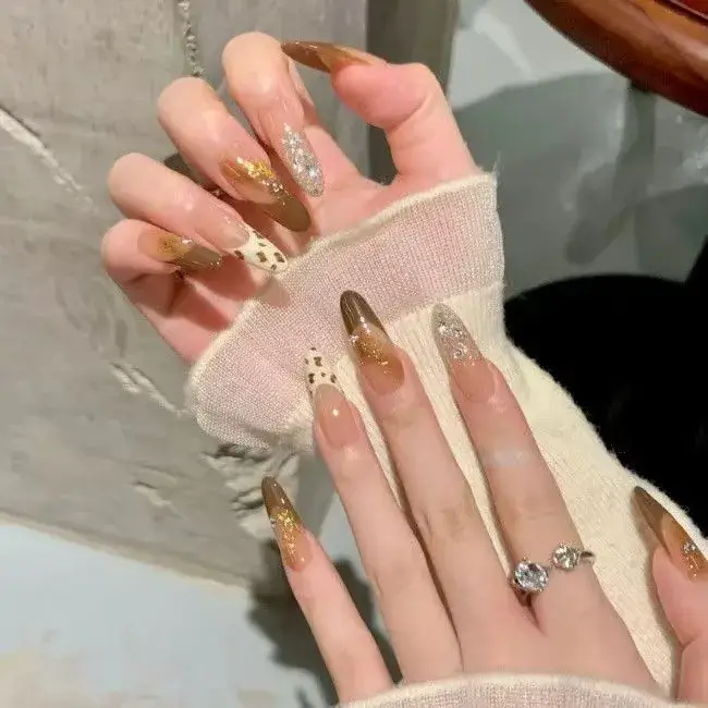 Nude Color Side Suction Cat Eye Nail Art - Image 16