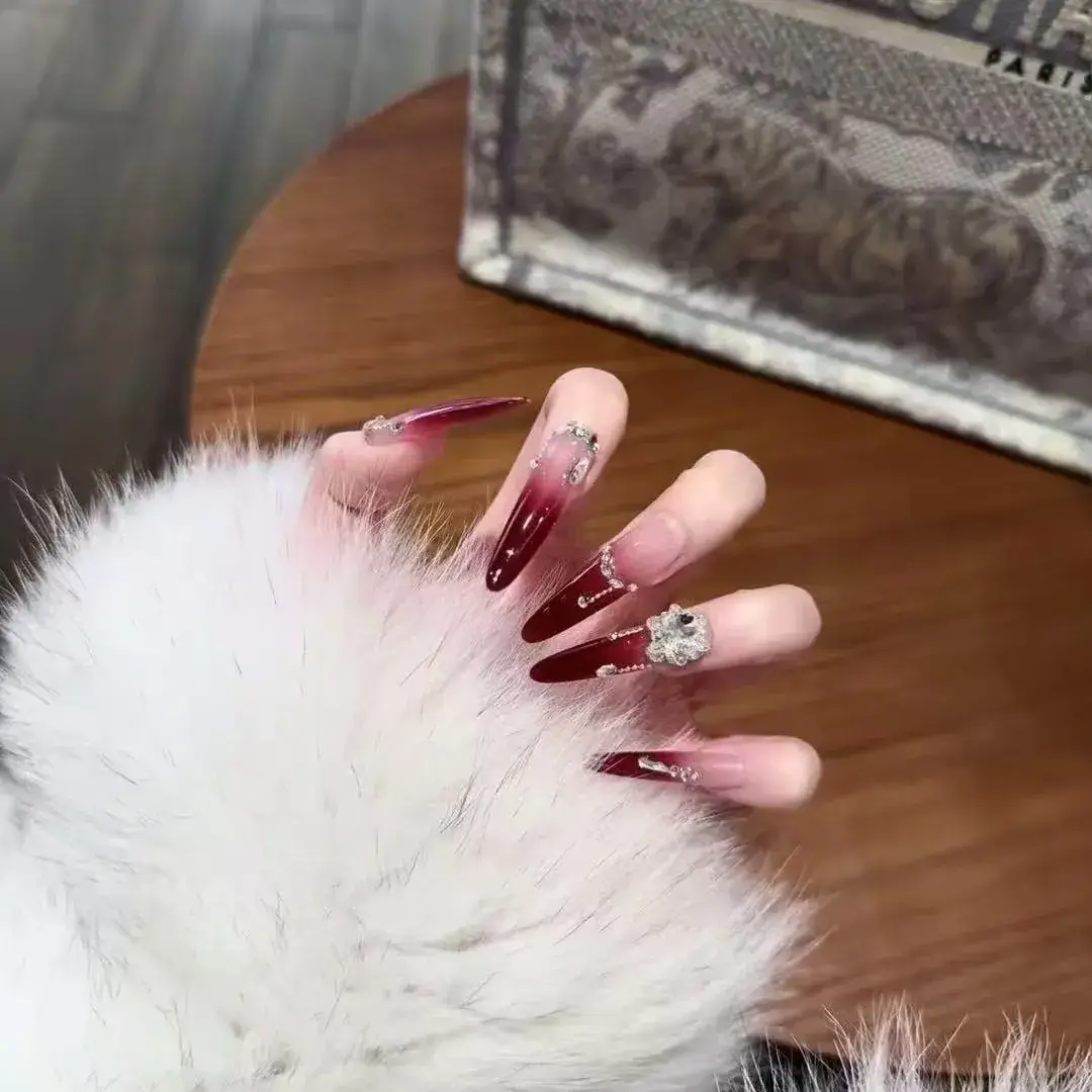 Nude Color Side Suction Cat Eye Nail Art - Image 20