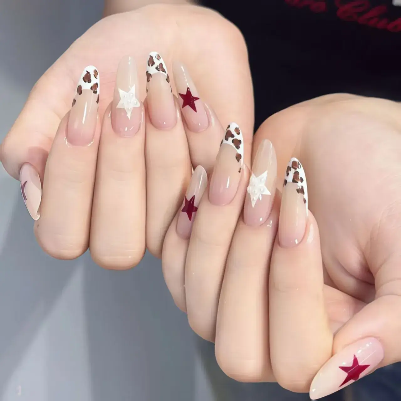 Nude Color Side Suction Cat Eye Nail Art - Image 42