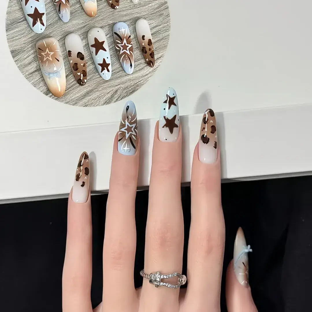 Nude Color Side Suction Cat Eye Nail Art - Image 51