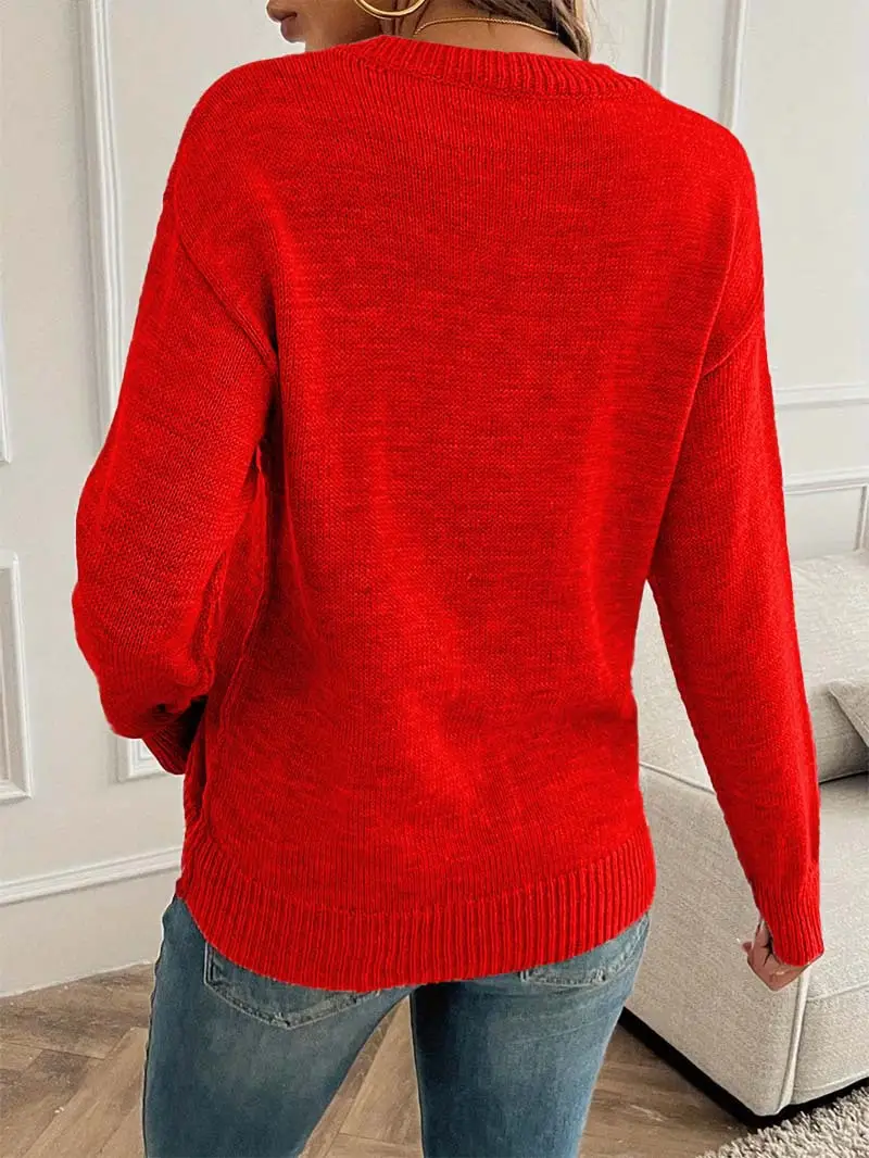 Women Knitted Round Neck Sweater Summer 2025 — feature 10