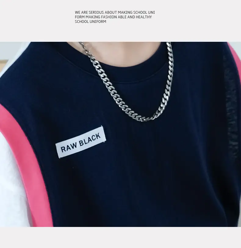Summer Boys T-Shirt Navy White Cross Border Kids — feature 13
