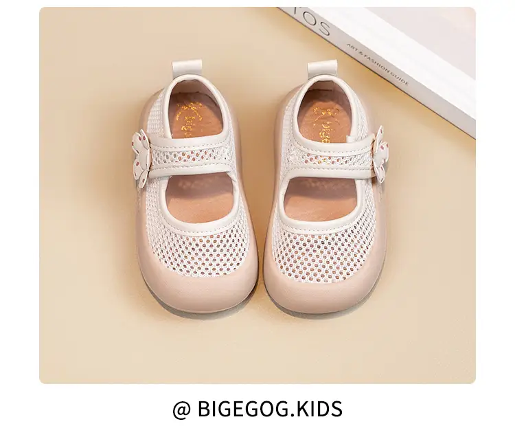 Girls Princess Sandals Fly Woven Mesh Soft Sole — feature 13