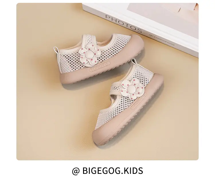 Girls Princess Sandals Fly Woven Mesh Soft Sole — feature 16