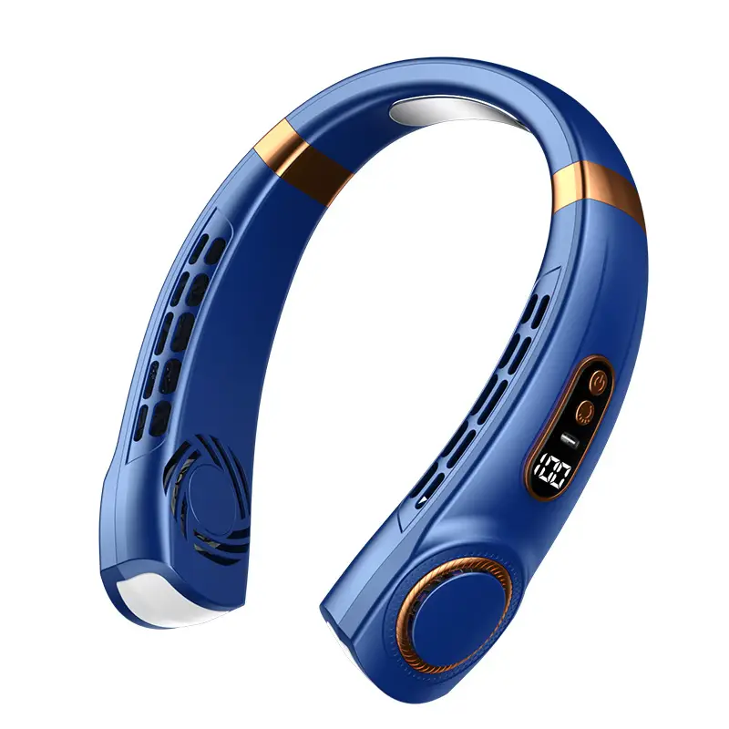 New Style Neck Fan USB Charging Lazy Outdoor Portable Quiet Turbo Neck Bladeless Mini Wind