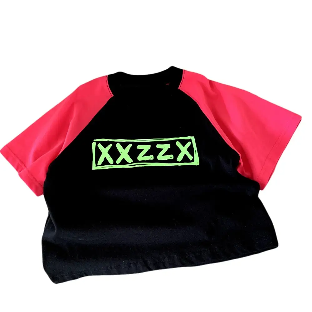 Boys T-Shirt Black Pink XXXX Graphic 2025 - Image 6