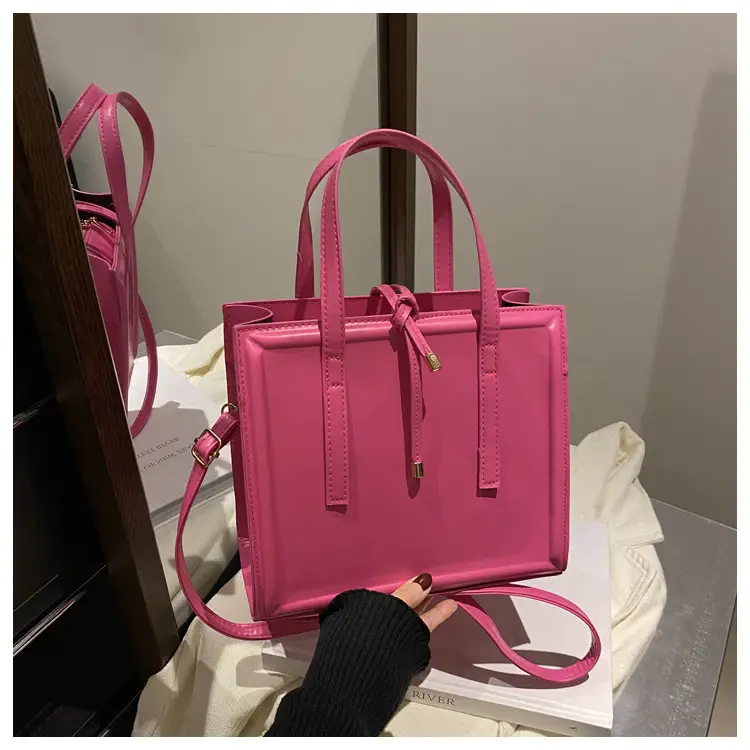 Pink Minimalist Large-Capacity Briefcase for Women — feature 20