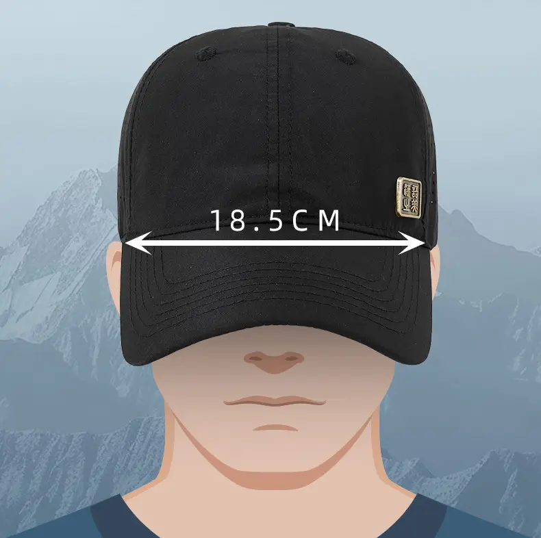 Women Hard Top Sunshade Cap Adjustable Velcro Black — feature 18