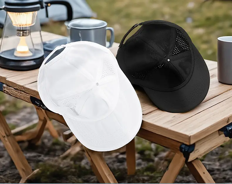 Women Hard Top Sunshade Cap Adjustable Velcro Black — feature 26