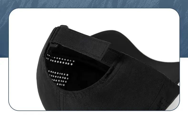 Women Hard Top Sunshade Cap Adjustable Velcro Black — feature 31