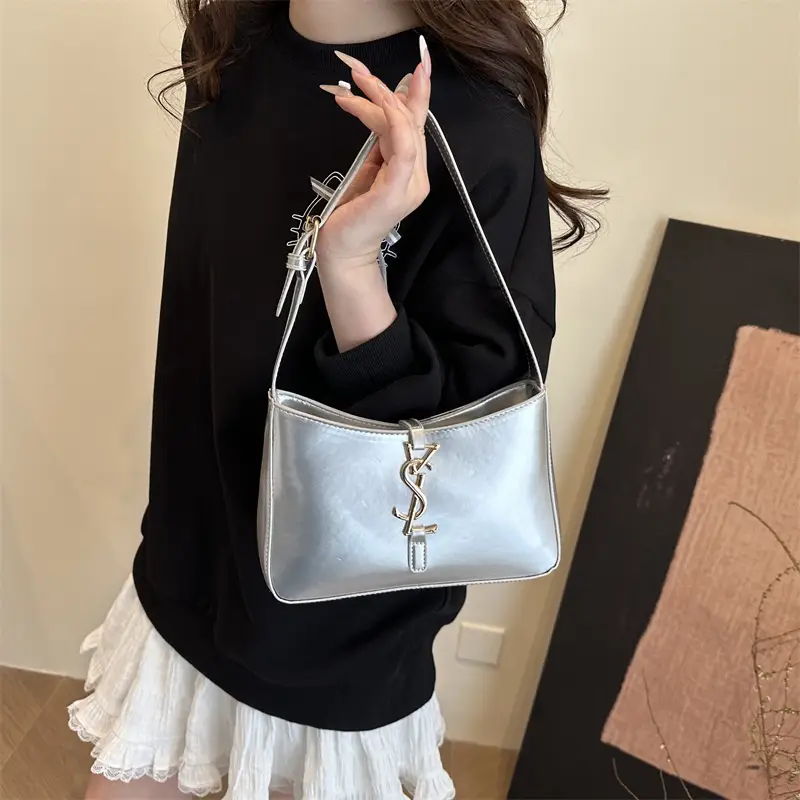 Women's Niche Design Shoulder Bag Cream Korean Style - Image 6