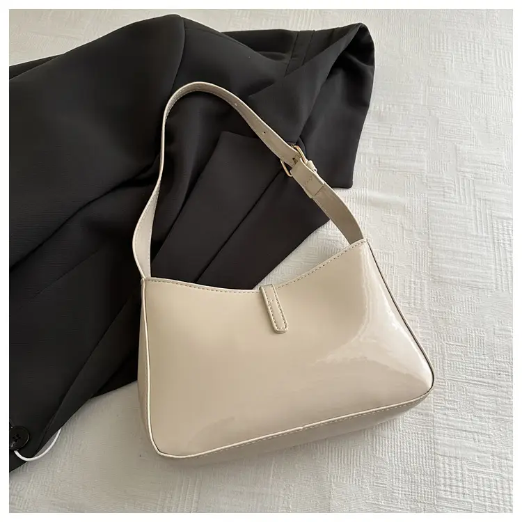 Women's Niche Design Shoulder Bag Cream Korean Style — feature 13