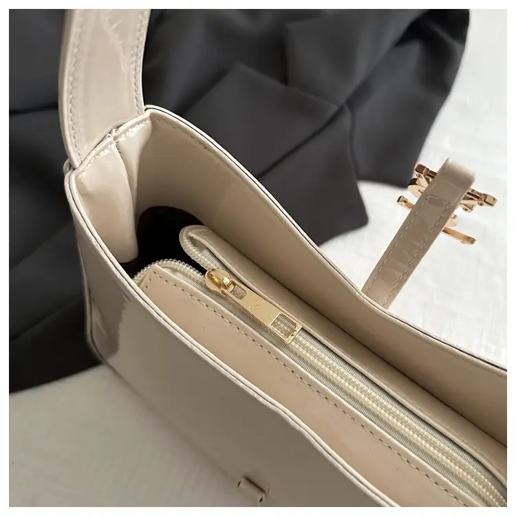 Women's Niche Design Shoulder Bag Cream Korean Style — feature 14