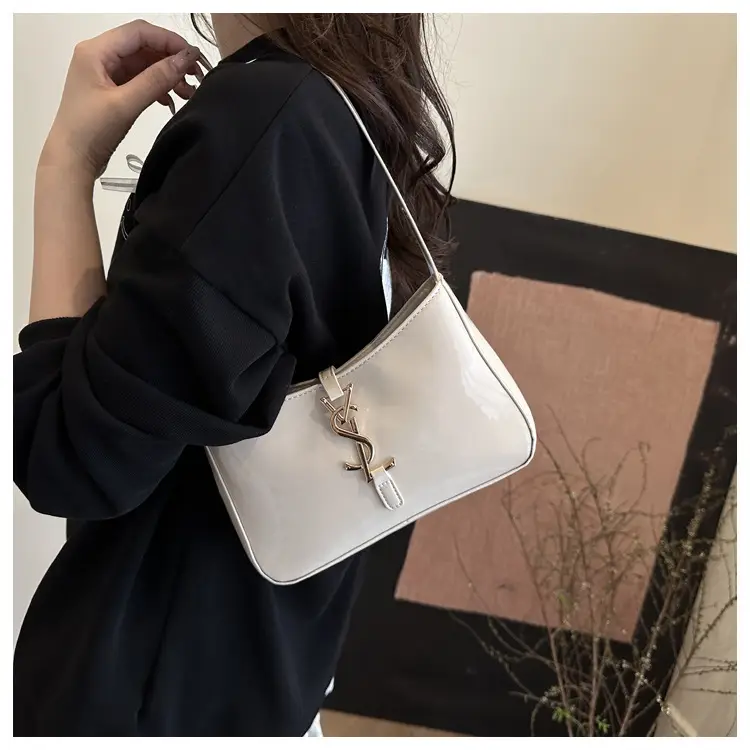 Women's Niche Design Shoulder Bag Cream Korean Style — feature 40