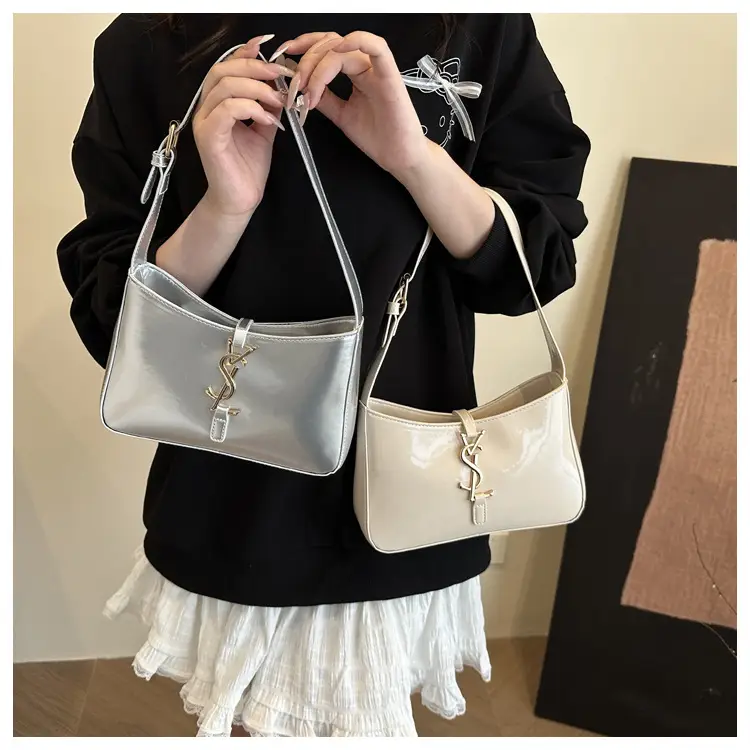 Women's Niche Design Shoulder Bag Cream Korean Style — feature 43