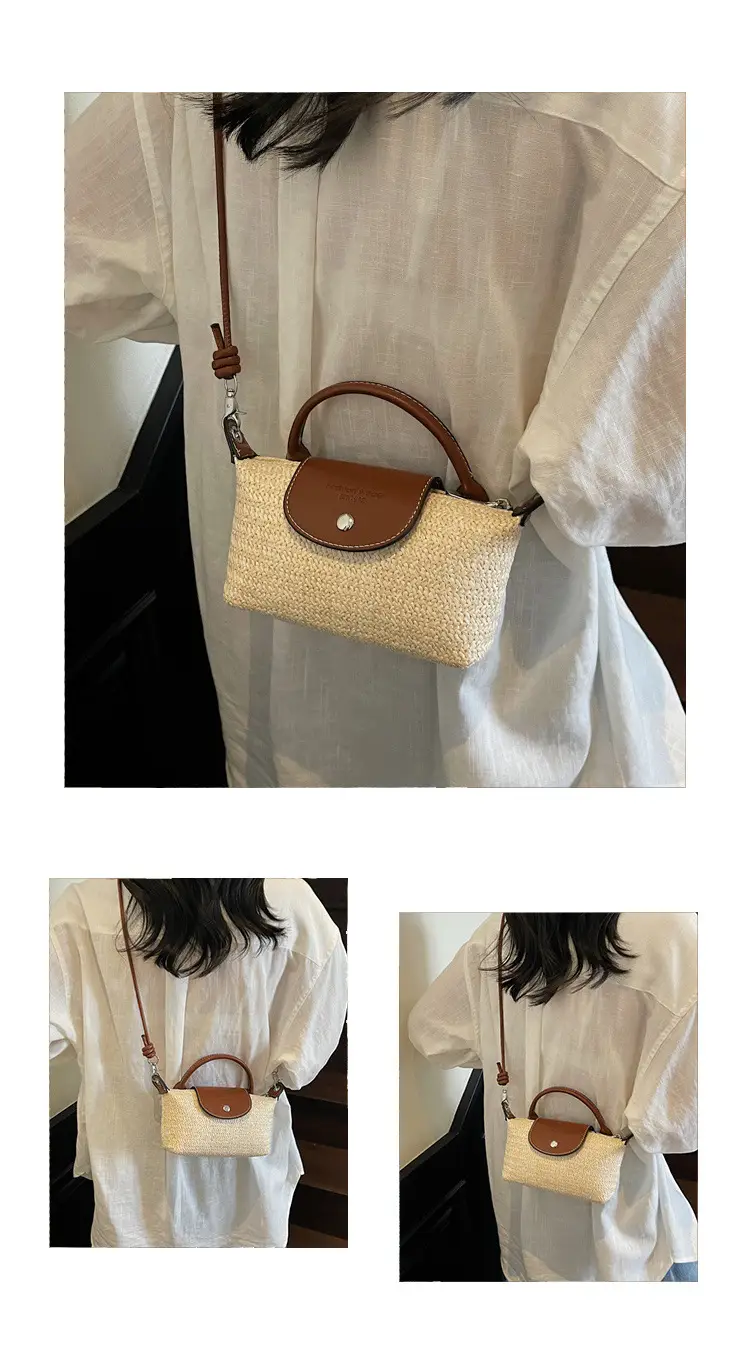 Women's Rainbow Woven Mini Shoulder Crossbody Bag — feature 12