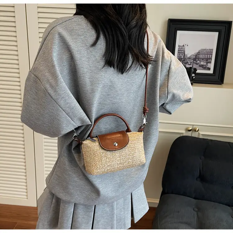 Women's Rainbow Woven Mini Shoulder Crossbody Bag — feature 18